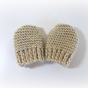 Preemie-12mth Infant Knit Booties or Mittens, Baby Crossover Booties , Knit Infant Moccasins, Knit Baby Shoes in Many Colors image 6