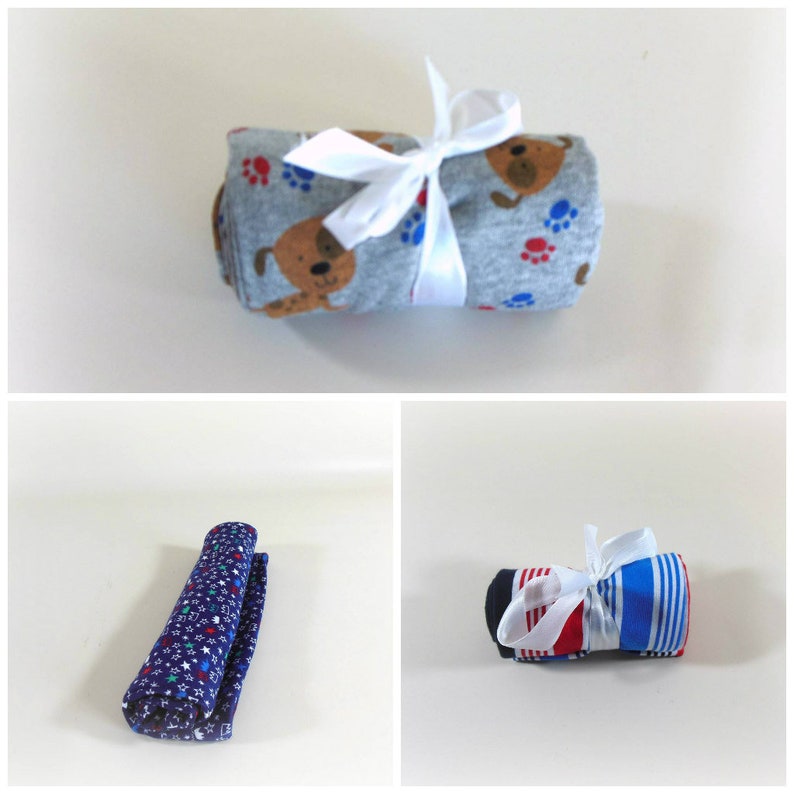 Wrap in Prince Crowns Sleep Sack Set of 3 Swaddle Sacks Puppy /& Stripe Prints Blanket Cocoon