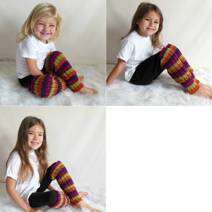 Chunky Knit Leg Warmers Infant/Tod Size & Tod/Child Size Many Colors Available, Chunky Child Leg Warmers, Infant Leg Warmers
