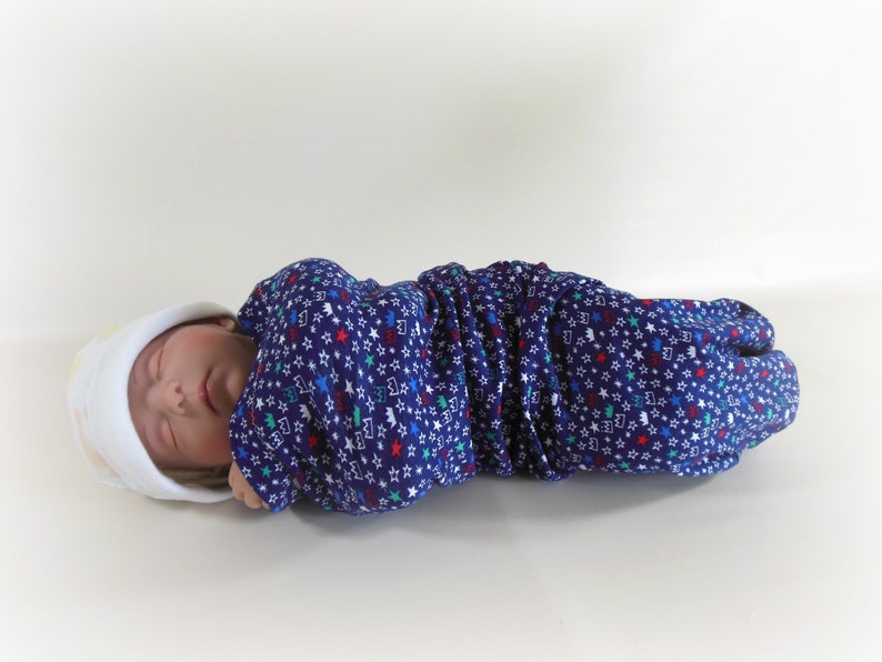 Wrap in Prince Crowns Sleep Sack Set of 3 Swaddle Sacks Puppy /& Stripe Prints Blanket Cocoon