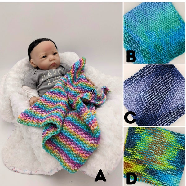Knit Baby Blanket Etsy
