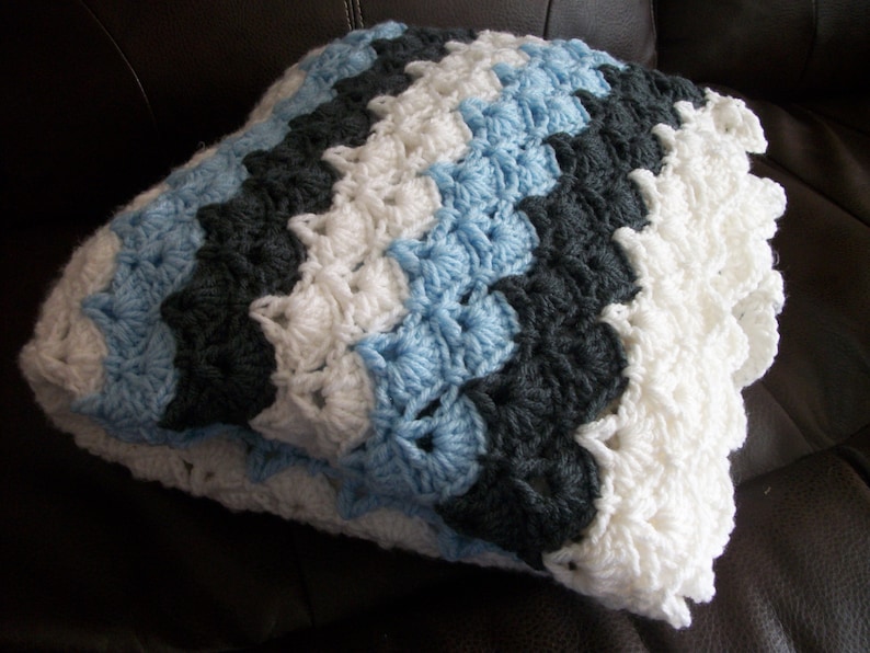 CUSTOM ANY COLOR Afghan Made to Order 38X38 inches Baby Blanket