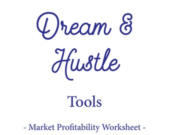 Market Profitability Worksheet for Makers