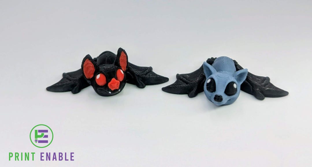 Bat Hatchling – Articulated 3D Printed Bat Fidget - Etsy