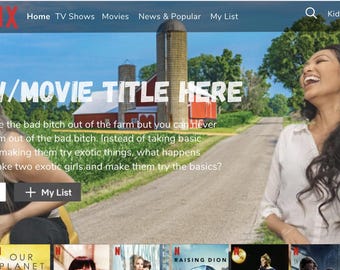 カスタム Netflix イントロ デジタルダウンロード