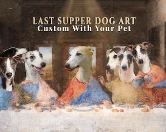 Last Supper Dog Art