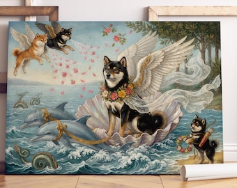 Renaissance Dog Angels