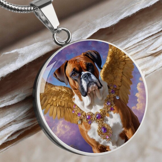Boxer Pendant Boxer Dog Jewellery Silver Boxer Dog Necklace Boxer