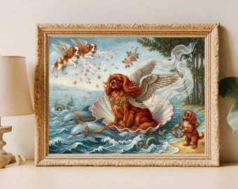 Renaissance Dog Angels