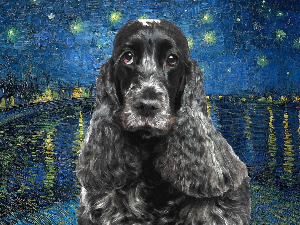 Cocker Spaniel Umbrella - Blue Roan Cocker Spaniel Umbrella - Blue Roan
