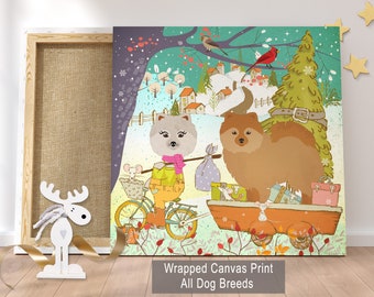 Framed Personalized Décor Limited Edition Brittany Spaniel Gifts Canvas Print Winter Adventure Time Dog Art All Breeds Framed Personalized Décor Limited Edition Brittany Spaniel Gifts Canvas Print Winter Adventure Time Dog Art All Breeds