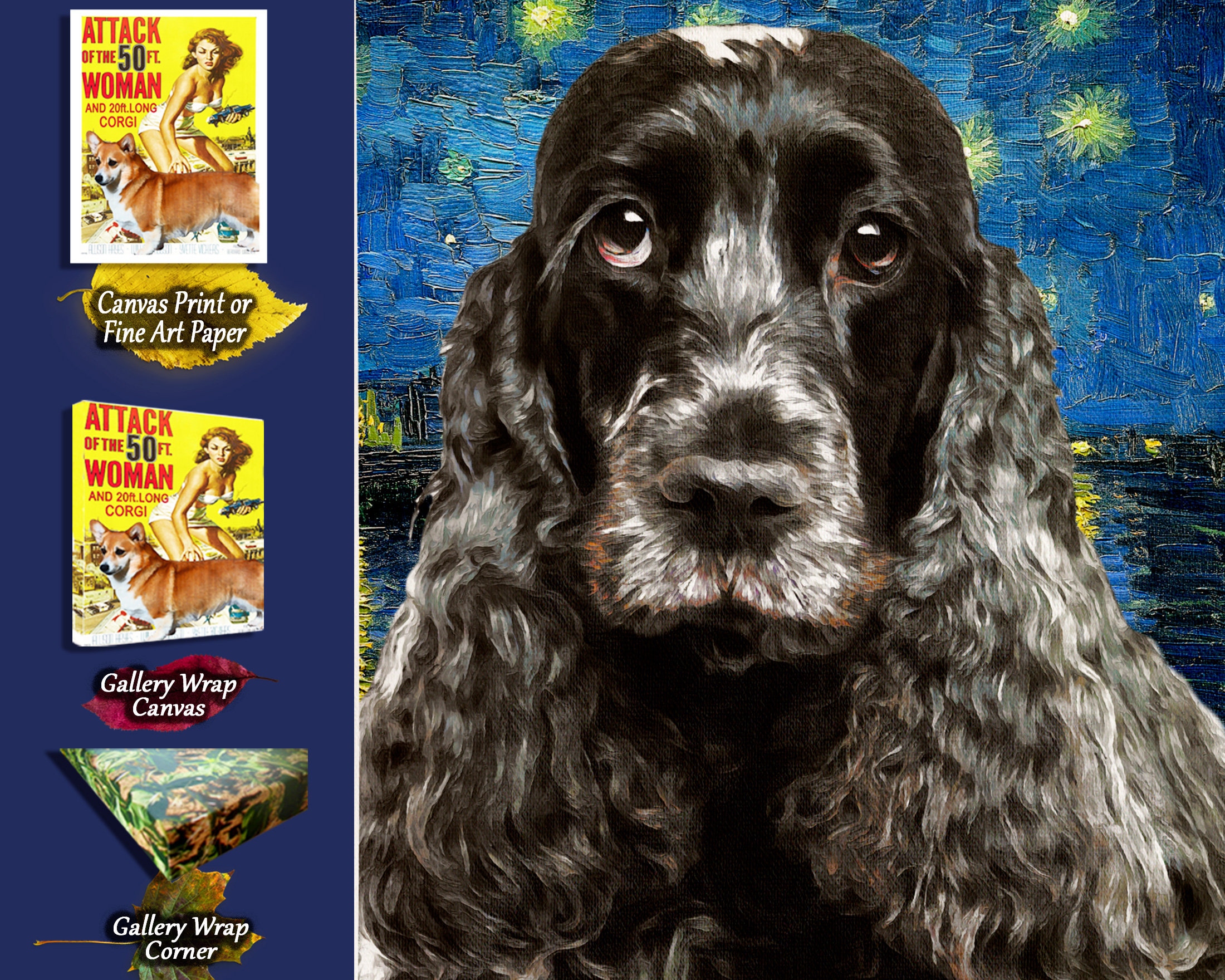 Image Industry Cocker Spaniel Sonnenfänger - Buntglas-Effekt Hundegeschenk 13 Cm - Gartendeko & Haustier-Gedenkstätte