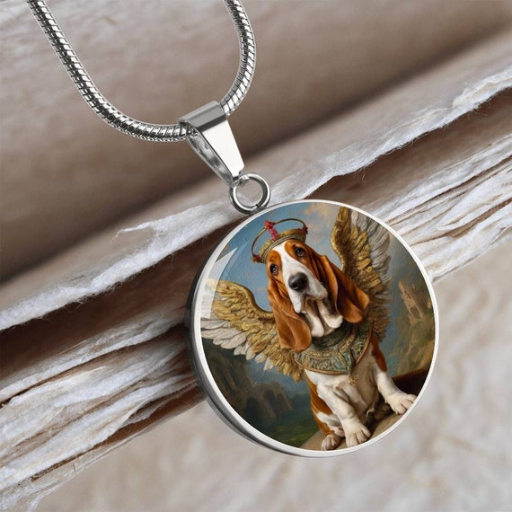 Basset hound necklace deals