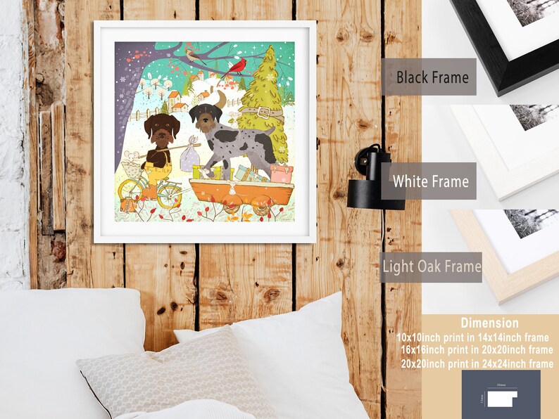 Framed Personalized Décor Limited Edition Brittany Spaniel Gifts Canvas Print Winter Adventure Time Dog Art All Breeds Framed Personalized Décor Limited Edition Brittany Spaniel Gifts Canvas Print Winter Adventure Time Dog Art All Breeds