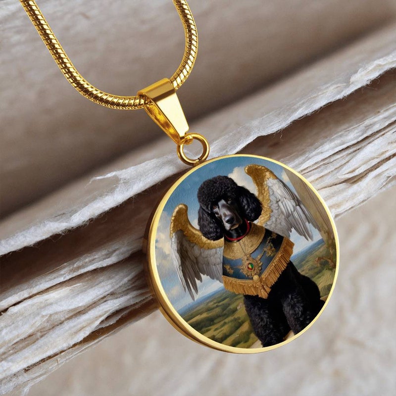 [92.5 Silver] Poodle Pendant Necklace