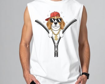 Hip-Hop Beagle Clipart PNG | Trendiger Cartoon Hund für T-Shirt, Becher, Sublimationsdesign