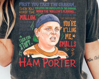 Ham Porter You're Killing Me Smalls Shirt, Comfort Colors RetroThe Sandlot Tee, Legends Never Die Baseball T-Shirt, Retro Baseball 90s Tee