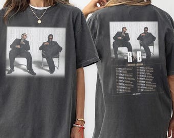 2 Side Usher Raymond and Chris Brown Tour 2026 T-Shirt, R&B Tour Chris Brown Usher Raymond T-Shirt, Concert Graphic Tee
