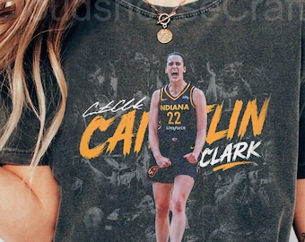 Caitlin Clark Indiana Basketball Graphic Tee, Comfort Colors® Shirt