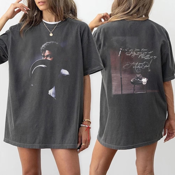 Vintage Michael Jackson Concert Shirt, King of Pop Singing Graphic Tee, Retro Music T-Shirt, Aesthetic Tee, Unisex MJ Fan Gift
