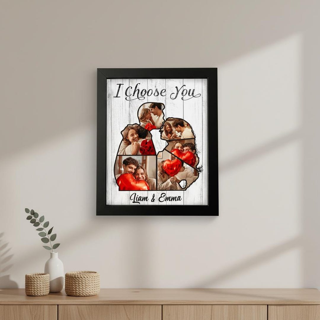 Custom Photo I Choose You Picture Frame for Couple Gift - Etsy