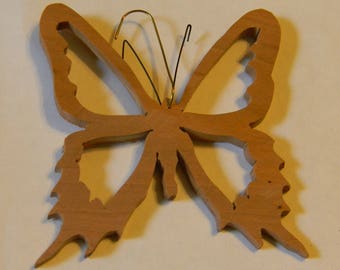 Swallowtail Butterfly #5 Scroll Sawn Collectible Wooden Butterflies Embellishment Ceiling Fan Pull Pendant Rustic Room Spring Decoration