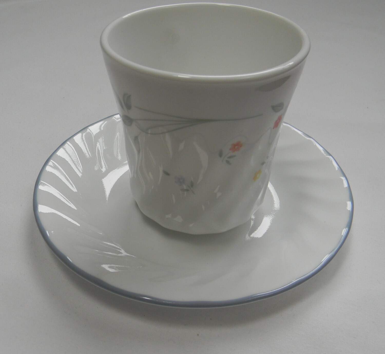 Corelle Tea Cups and Saucers Sets English Meadow by Corning Etsy