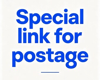 Spese di spedizione aggiuntive - Link supplementare (non acquistare separatamente)