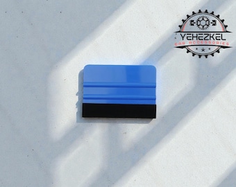 Car Tint Squeegee | Vinyl Wrap Scraper | Anti-slip design | Smooth Finish Tool | Felt Edge Scratch Guard | Auto Care Accessory
