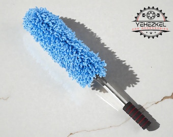 Car Wash Duster Brush | Extendable Handle Cleaner | Soft Fiber Cleaning Head | Full Coverage Dusting | For wet or dry use