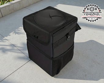 Car Hanging Trash Can | Waterproof Leakproof Garbage Bin | Backseat Rubbish Organizer | Car Storage Bag | Travel Litter Holder