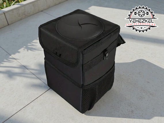 Car Hanging Trash Can | Waterproof Leakproof Garbage Bin | Backseat Rubbish Organizer | Auto Storage Bag | Travel Litter Holder
