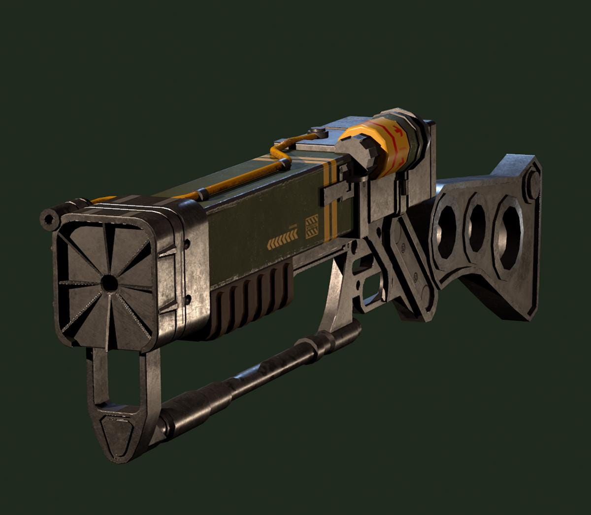 Fallout Game Laser Rifle 3D Model - Cosplay - Modding - Printing - Etsy