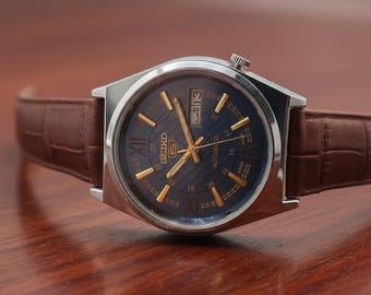 ヴィンテージ セイコー 5 自動巻き腕時計 - クラシックな 1960 年代