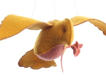 Yellow and Pink Bird in flight kit