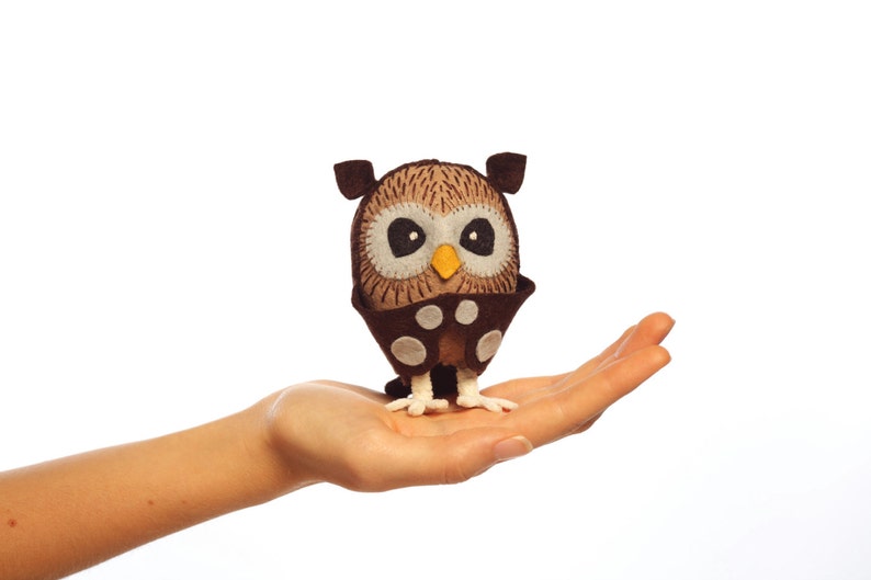 Owl PDF pattern, Owl sewing pattern, Owl PDF pattern, DIY owl, Plush owl image 1