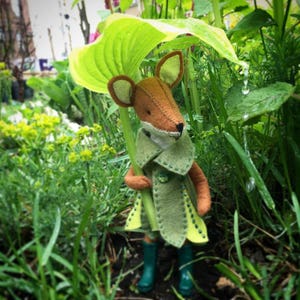 Fox Fairy Felt Costume PDF Pattern: DIY Doll Clothing