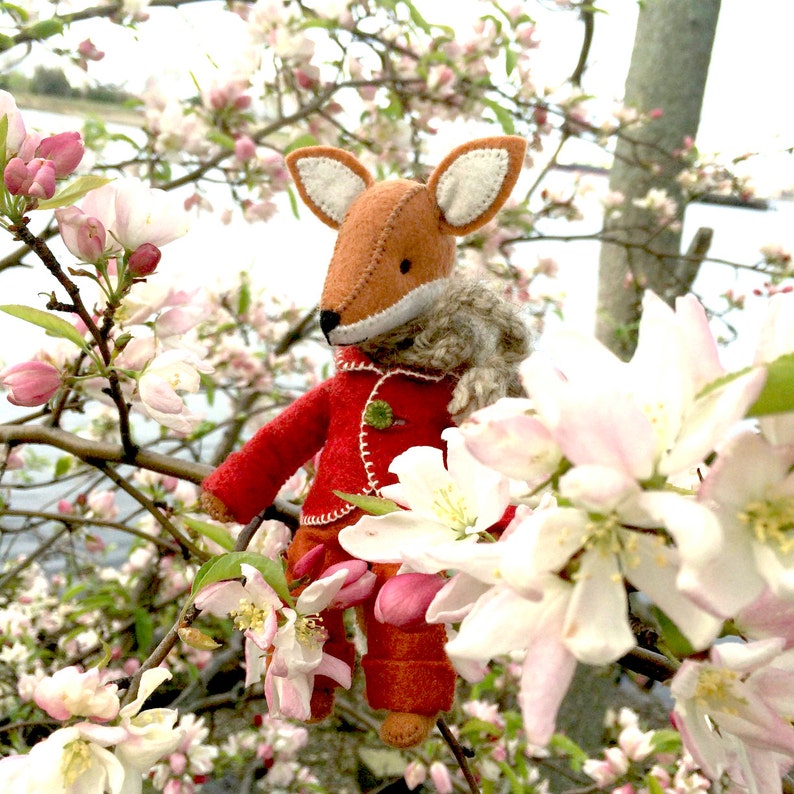 Felix Fox Kit Felt Fox Ornament Felt Animal Craft Kit Fox Etsy UK