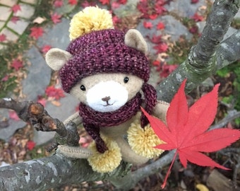 Autumnal Bear PDF pattern