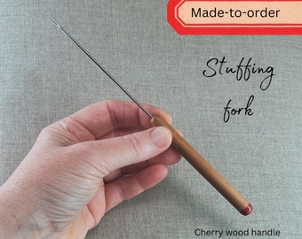 Stuffing fork, stuffing tool