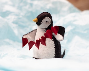 Penguin PDF pattern, felt penguin pattern, Plush penguin,  Penguin sewing pattern, plushie penguin, Penguin Pattern PDF