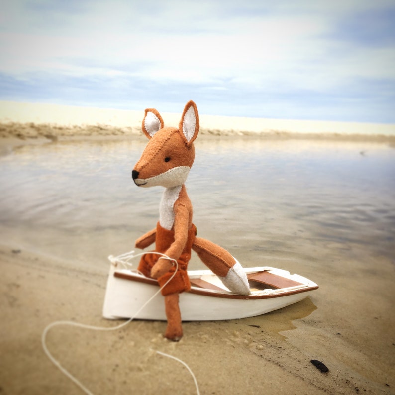 Felix Fox Kit Felt Fox Ornament Felt Animal Craft Kit Fox Etsy UK