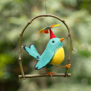 Twirly Bird Pattern, Vogel Schnittmuster, Bird Schnittmuster, Plüsch Vogel, Filz Vogel