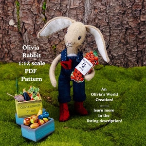 Olivia Rabbit PDF pattern