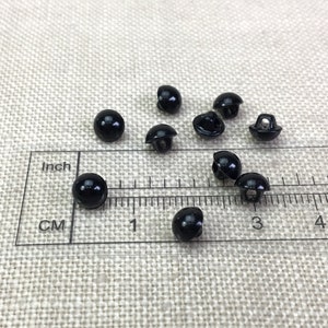 Sew-in button eyes, 4mm, 5mm, 6mm image 4