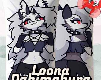 Loona Dakimakura Cover - 2 Way Tricot / Peach Skin - Anime Body Pillowcase 50x150 / 60x180 cm