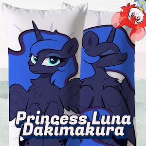 Luna Dakimakura Cover - 2 Way Tricot / Peach Skin - Anime Body Pillowcase 50x150 / 60x180 cm
