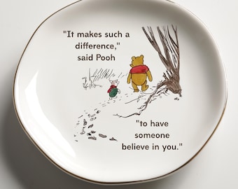Difference Maker Gift Jewelry Dish, Mentor Gift, Teacher appreciation Gift for Coworker, Boss Leader Thank You Gift Ring Dish Trinket Tray