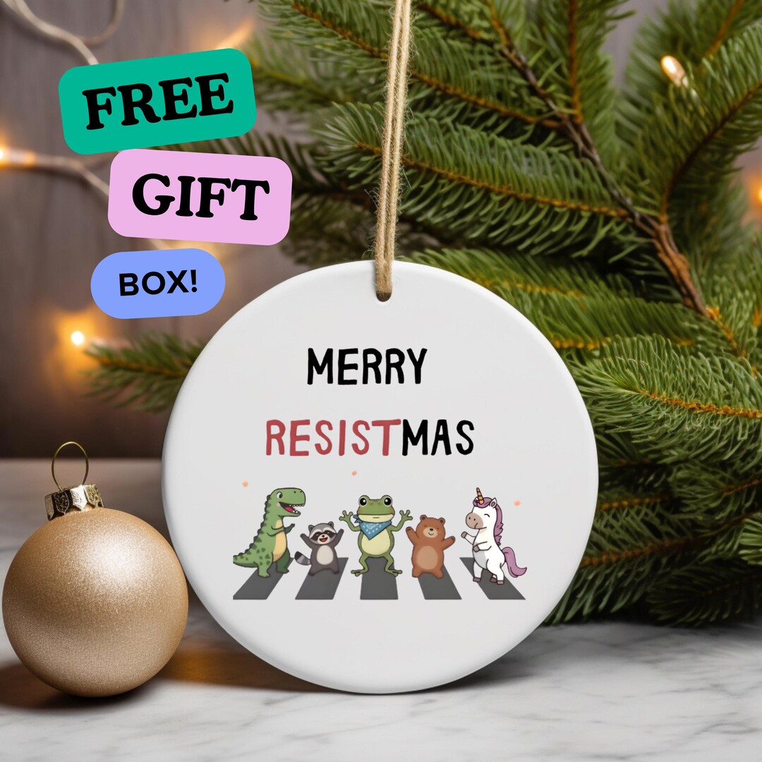 Resistmas Rabbit Resist Inflatable Costume Portland Frog Merry Resistmas Christmas ...