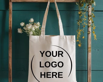 Custom Tote Bag with Logo, Personalized Cotton Canvas Bag, Bulk Orders for Small Business, Party Favors Handbag, Custom Design Gift Bag